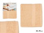 BERILO Serviette unie couleur crème 50x90 cm