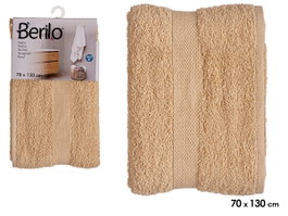 Berilo Toaille Unie 70x130 cm Couleur Crème - 400 g/m² (Set de 12)