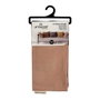 GIFTDECOR Housse de coussin avec fermeture éclair marron 60x60