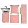 GIFTDECOR Taie d'oreiller avec fermeture éclair Rose 60x60 cm