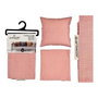 GIFTDECOR Taie d'oreiller avec fermeture éclair Rose 60x60 cm