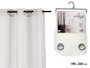 Giftdecor Rideau Voilage Blanc 140x260 cm en Polyester (Set de 6)