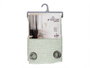 Giftdecor Rideau Visillo Menthe 140x260 cm en Polyester Vert (Set de 6)