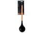 Kinvara Cuillère en nylon avec manche en bois de hêtre 32.5 cm noir (Set de 48)
