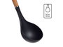 Kinvara Cuillère en nylon avec manche en bois de hêtre 32.5 cm noir (Set de 48)