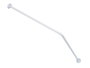 BERILO Barre de douche d'angle 80 cm Blanc