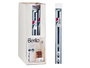 BERILO Barre de douche d'angle 80 cm Blanc