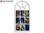 Giftdecor Porte-photos Multiples Fenêtre Blanc 34x2x69 cm Plastique Verre (Set de 6)