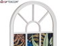 Giftdecor Porte-photos Multiples Fenêtre Blanc 34x2x69 cm Plastique Verre (Set de 6)