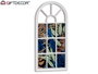 Giftdecor Porte-photos Multiples Fenêtre Blanc 34x2x69 cm Plastique Verre (Set de 6)