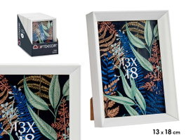 GIFTDECOR Lot de 24 Cadres Photo Blancs 13x18cm en Plastique et Verre