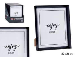 GIFTDECOR Cadre photo noir 20x25cm