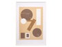 GIFTDECOR Cadre photo mural en bois avec passe-partout blanc 50x70cm