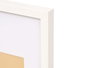 GIFTDECOR Cadre photo mural en bois avec passe-partout blanc 50x70cm
