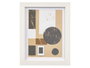 GIFTDECOR Cadre photo mural en bois blanc avec passe-partout 13x18cm