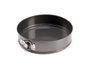 KINVARA Moule rond ajustable en acier carbone de 28 cm, Gris foncé