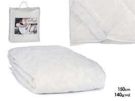 GIFTDECOR Protège-matelas en TNT avec élastique Blanc 150cm