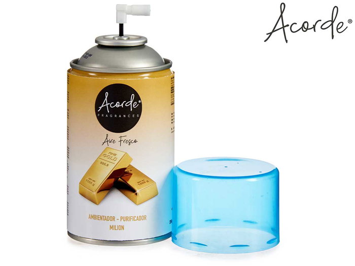 Acorde Recharge Désodorisant Aérosol 250ml Million 6,5x14,5x6,5 cm (Set de 6) Acorde Recharge Désodorisant Aérosol 250ml Million 6,5x14,5x6,5 cm (Set de 6)
