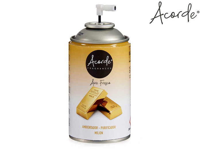 Acorde Recharge Désodorisant Aérosol 250ml Million 6,5x14,5x6,5 cm (Set de 6) Acorde Recharge Désodorisant Aérosol 250ml Million 6,5x14,5x6,5 cm (Set de 6)