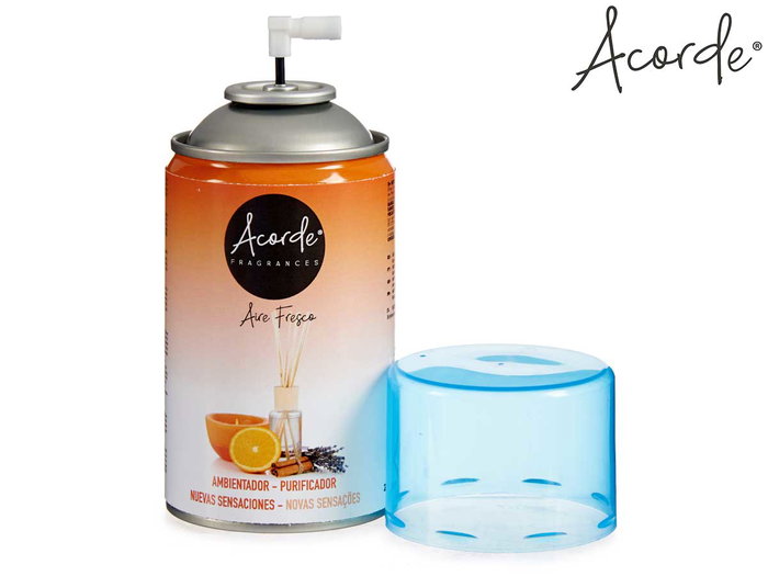 Acorde Recharge Aérosol Désodorisant Sensations 250 ml 6,5x14,5x6,5 cm (Set de 6) Acorde Recharge Aérosol Désodorisant Sensations 250 ml 6,5x14,5x6,5 cm (Set de 6)