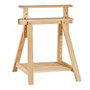 KIPIT Caballet réglable en bois naturel