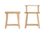 Kipit Chevalet Réglable en Bois Naturel 18 x 11 x 71 cm