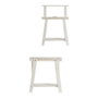 KIPIT Chevalet réglable en bois blanc