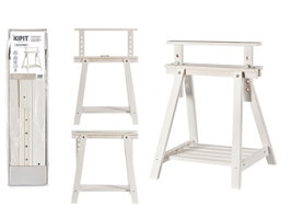 KIPIT Chevalet réglable en bois blanc