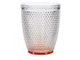 Vivalto Verre Cristal Points Eau Ambre 300 ml 8x10x8 cm (Set de 48)
