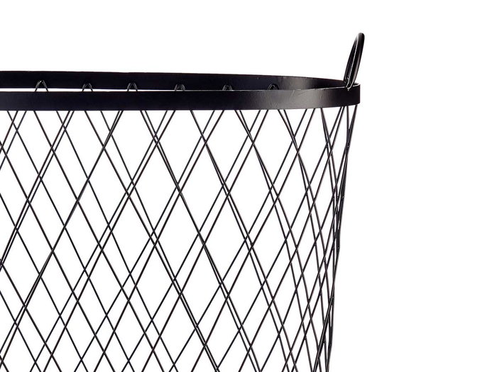 Giftdecor Panier Métallique Noir avec Anses 31 x 46 x 54 cm (Set de 4) Giftdecor Panier Métallique Noir avec Anses 31 x 46 x 54 cm (Set de 4)