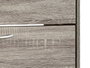 Giftdecor Meuble à chaussures en bois 2 étagères gris foncé 60x80x24 cm