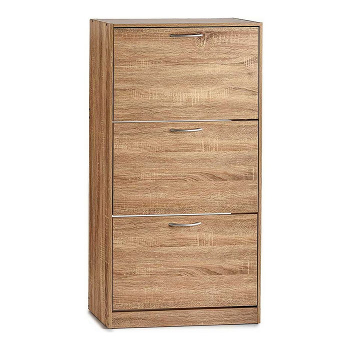 GIFTDECOR Zapatero Madera 3 Pisos Color Roble GIFTDECOR Zapatero Madera 3 Pisos Color Roble