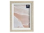 Giftdecor Porte-photos Naturel Bord Blanc 13x18 cm Verre et Plastique (Set de 24)