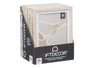 Giftdecor Porte-photos Naturel Bord Blanc 15x20 cm avec Verre et Plastique (Set de 24)