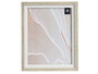 Giftdecor Porte-photos Naturel avec Bord Blanc 20x25 cm Verre et Plastique (Set de 24)