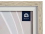 Giftdecor Porte-photos Naturel avec Bord Blanc 20x25 cm Verre et Plastique (Set de 24)