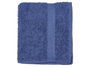 Berilo Toaille de bain unie 50x90 cm Bleu foncé 80% Coton 20% Polyester (Set de 24)