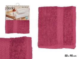 BERILO Serviette unie granate 50x90 cm