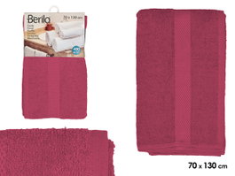 BERILO Serviette Unie Granate 70x130 cm
