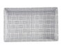 KIPIT Cesta rectangulaire en tissu blanc sans anses