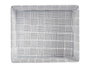 Kipit Cesta en Tissu Tressé Blanc Sans Anses 24 x 20 x 8 cm (Set de 24)