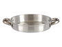 Kinvara Poêle en Aluminium avec Poignées 22 cm Argent Compatible Gaz Four et Lave-vaisselle (Set de 12)
