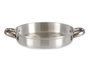 Kinvara Poêle en Aluminium avec Poignées 22 cm Argent Compatible Gaz Four et Lave-vaisselle (Set de 12)