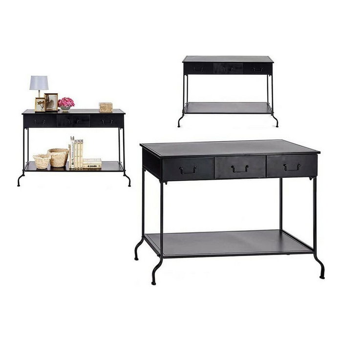 Gift Decor Meuble d'Entrée Noir 43 x 121 x 84,5 cm Gift Decor Meuble d'Entrée Noir 43 x 121 x 84,5 cm