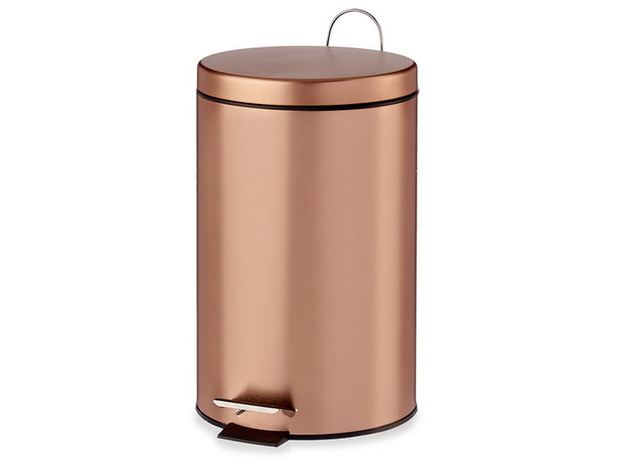Berilo Poubelle à pédale 12L en métal cuivre 25x39x32 cm (Set de 4) Berilo Poubelle à pédale 12L en métal cuivre 25x39x32 cm (Set de 4)