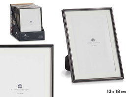 GIFTDECOR Porte-photo en acier noir 13x18cm