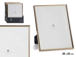 GIFTDECOR Portafotos Acero Dorado 20x25cm