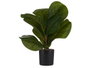 Ibergarden Plante Artificielle en Pot Plastique Noir 9.5x42x9.5 cm (Set de 12)