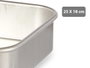 Kinvara Rôtissoire en Aluminium 26 x 19 cm Argent (Set de 12)