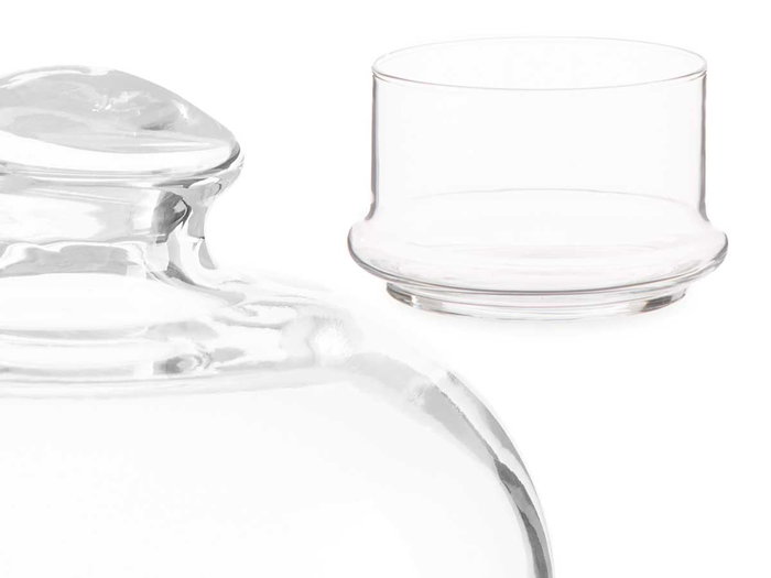 Pasabahce Bombonera Apilable Pâtisserie 3 Niveaux Grand Verre Transparent 12x27.5x12 cm 3x505 ml (Set de 6)